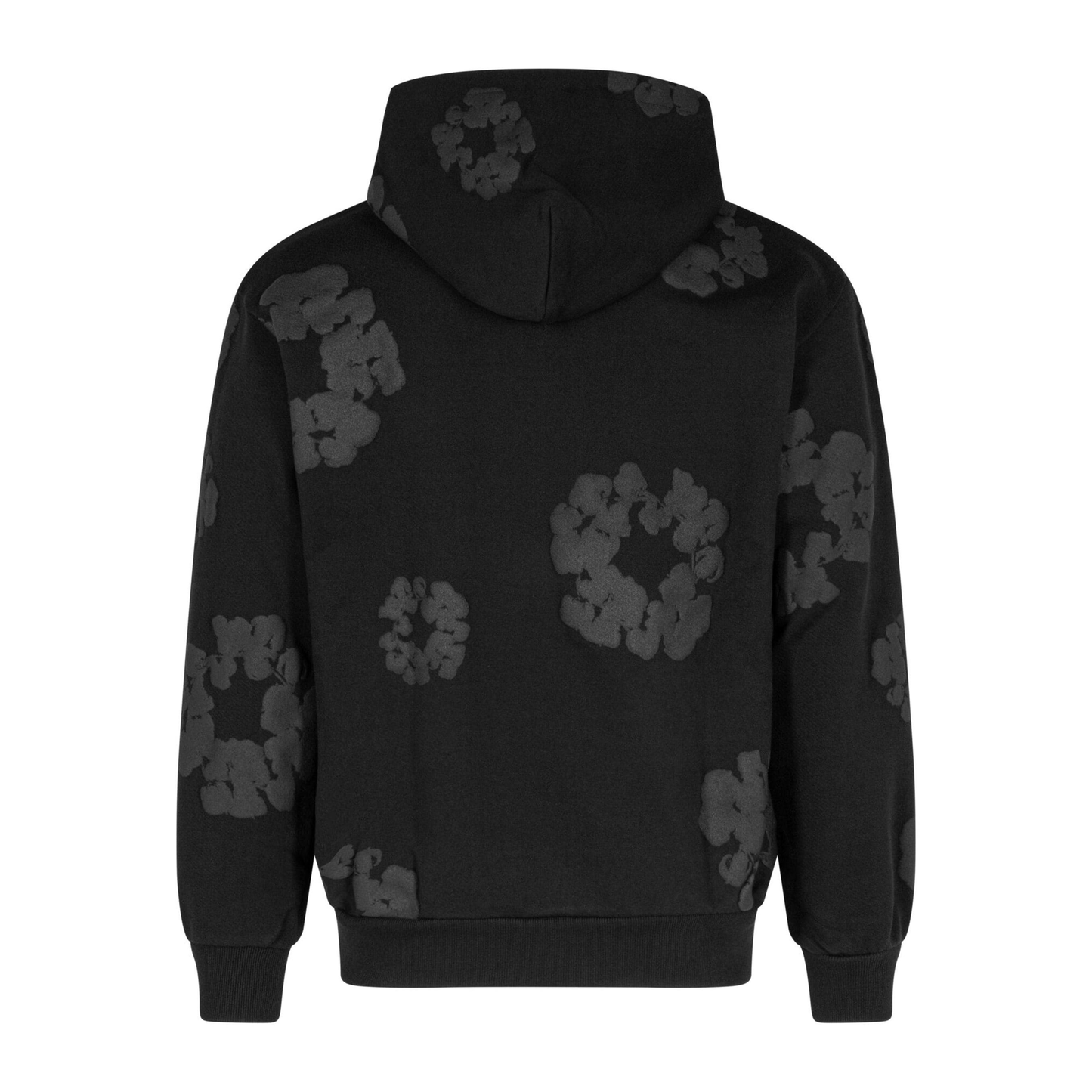 Denim Tears Cotton Wreath-Print Hoodie