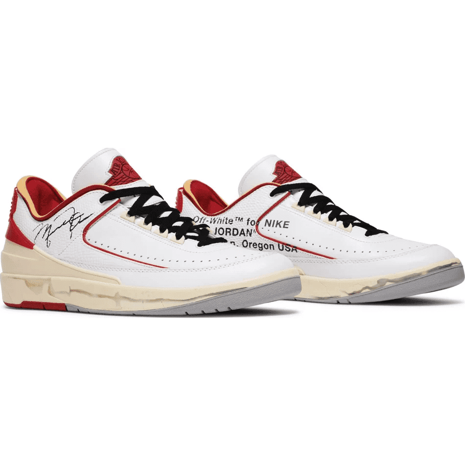Air Jordan 2 Off-White Red Sneaker