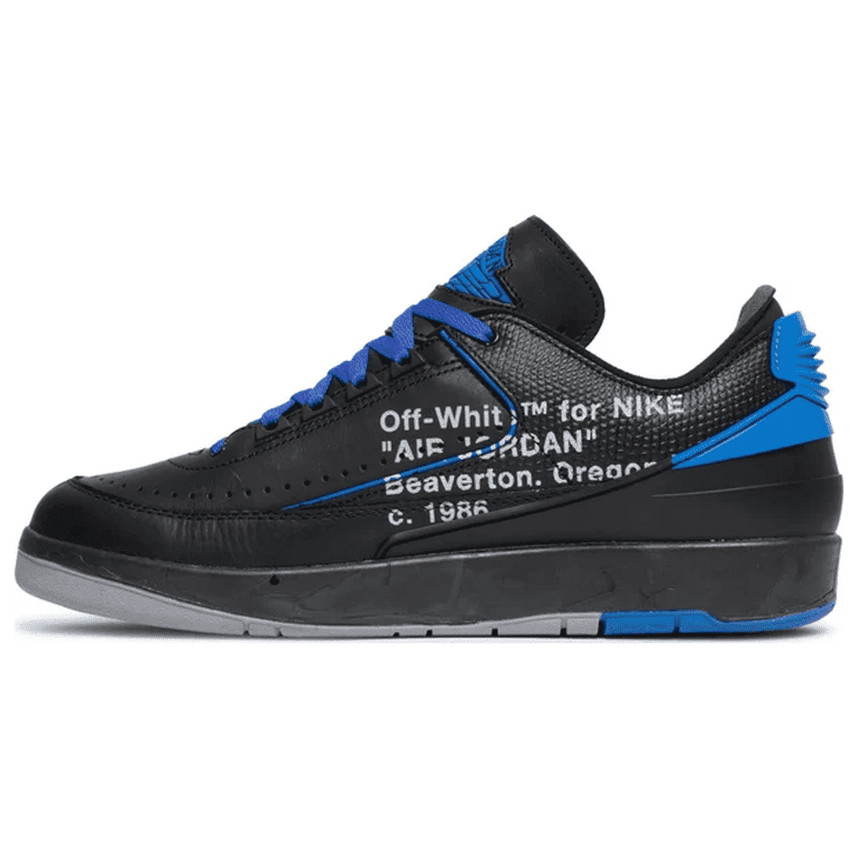 Air Jordan 2 Off-White Black Blue Sneaker