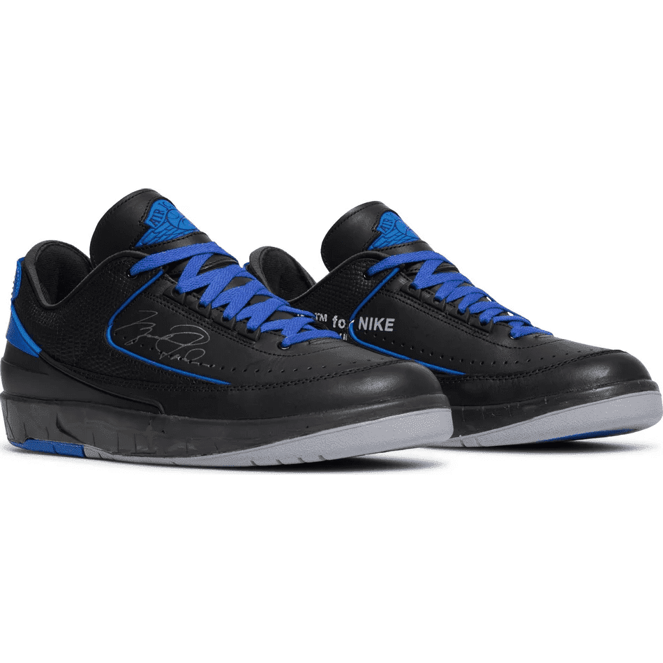 Air Jordan 2 Off-White Black Blue Sneaker