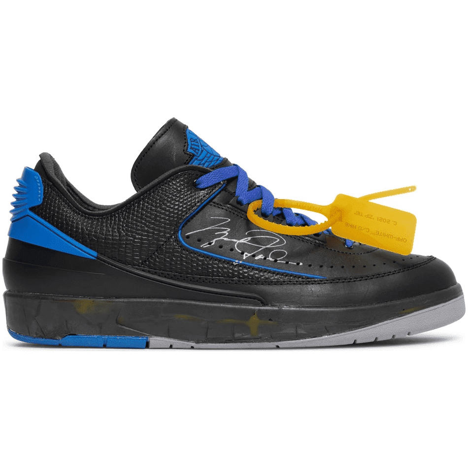 Air Jordan 2 Off-White Black Blue Sneaker