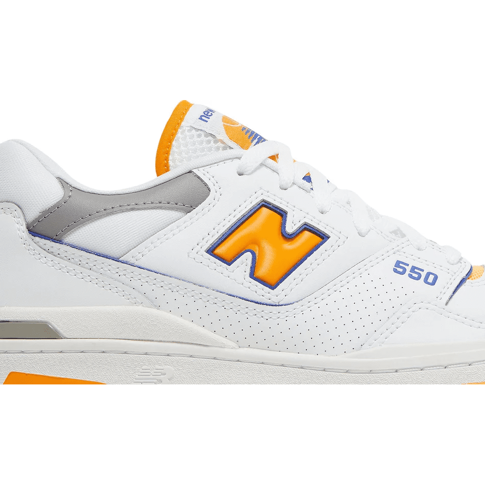New Balance 550 White Vibrant Orange