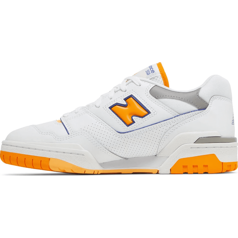 New Balance 550 White Vibrant Orange