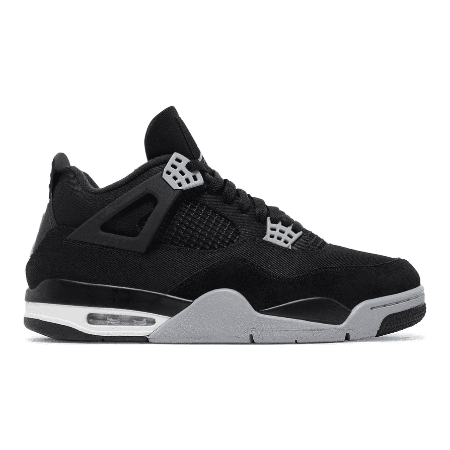 Air Jordan 4 Retro SE Black Canvas Sneaker