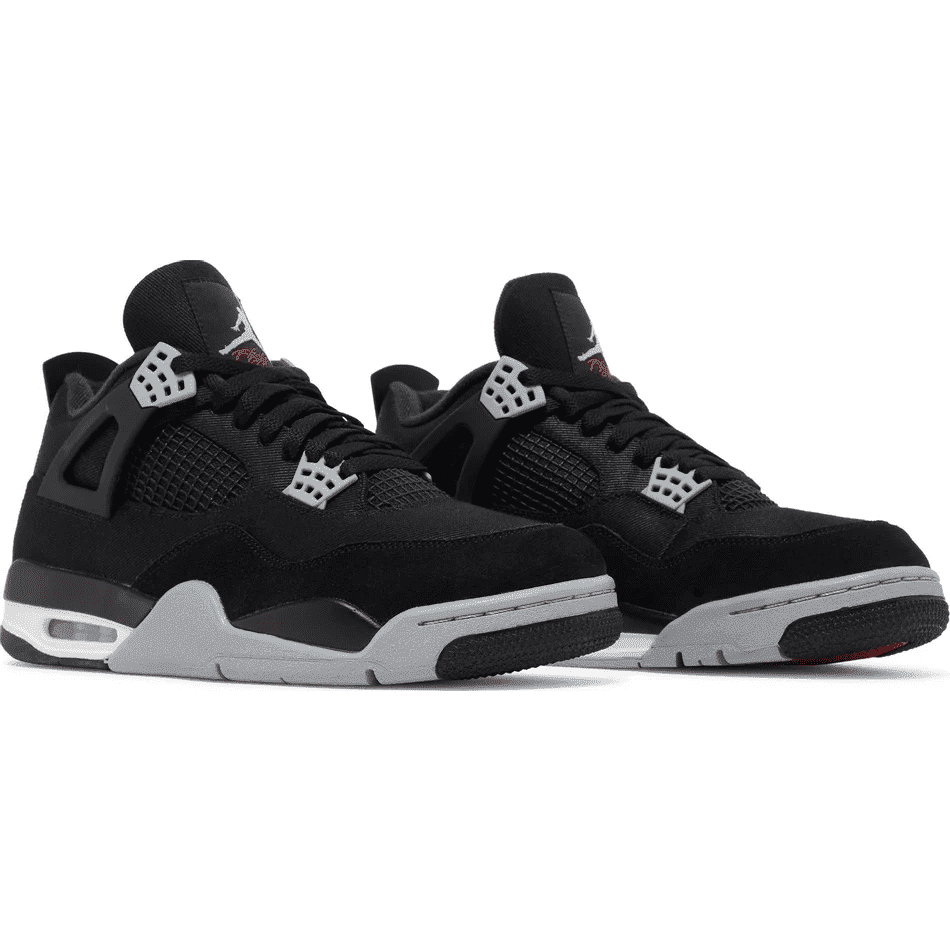 Air Jordan 4 Retro SE Black Canvas Sneaker