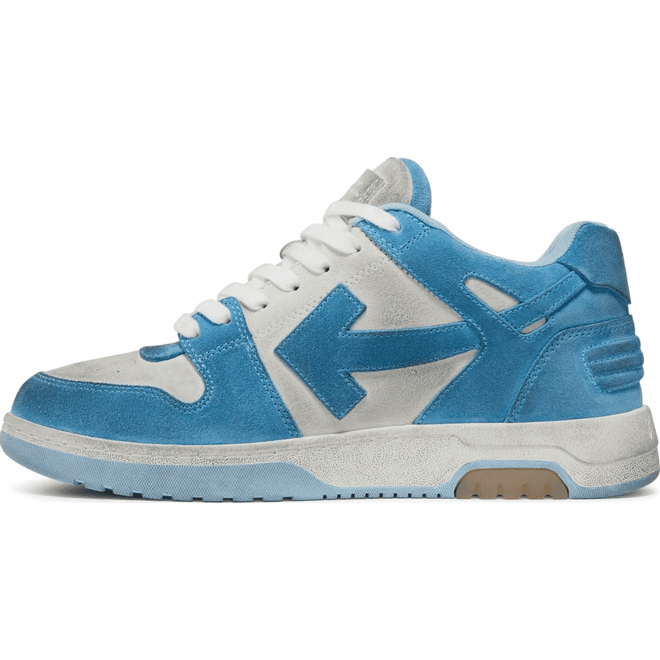 OFF-WHITE OOO Low Out Of Office Vintage Suede White Light Blue
