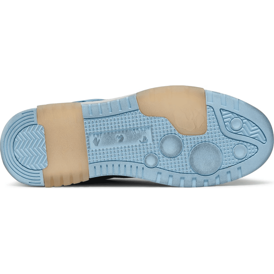 OFF-WHITE OOO Low Out Of Office Vintage Suede White Light Blue