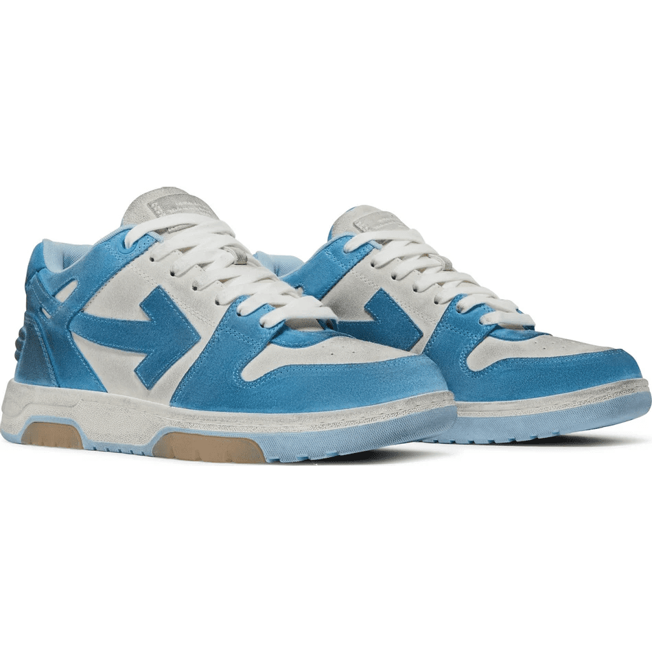 OFF-WHITE OOO Low Out Of Office Vintage Suede White Light Blue