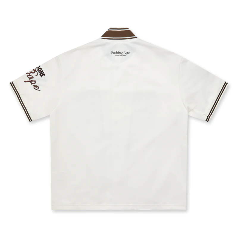 BAPE Baseball Shirt 'Ivory'