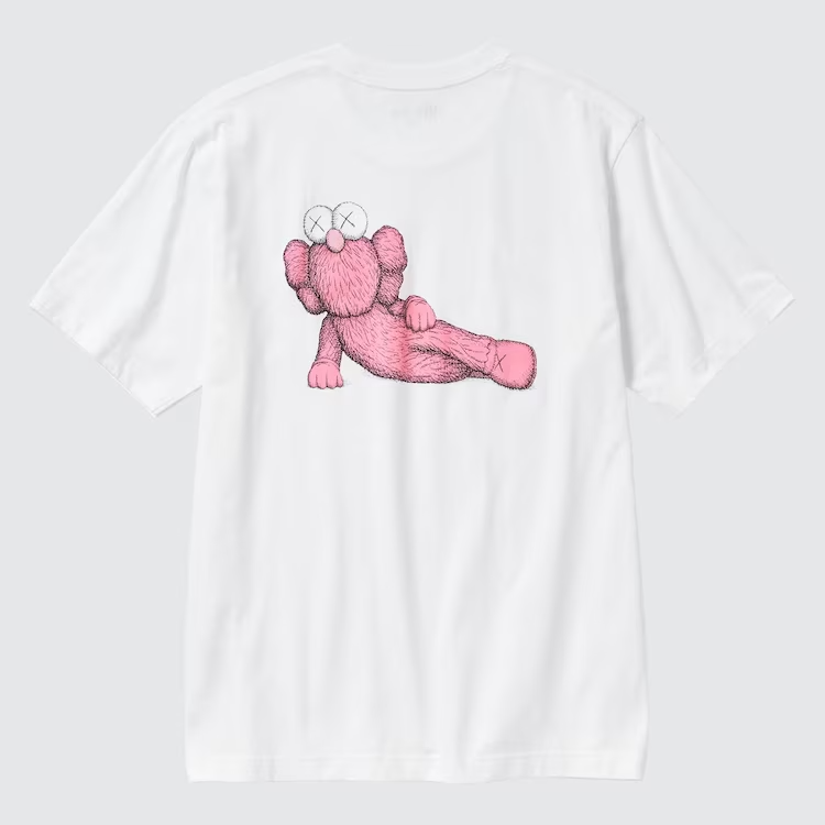 Kaws x Uniqlo UT Short Sleeve T-shirt Pink