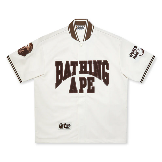 BAPE Baseball Shirt 'Ivory'